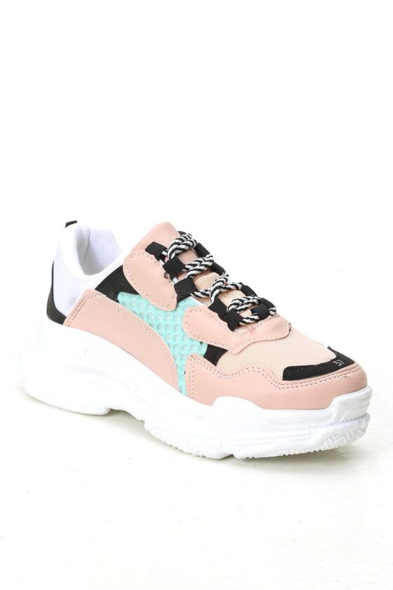 Sneakers PSM Γυναικείο ΣΟΜΟΝ-ΛΕΥΚΟ - Image 2