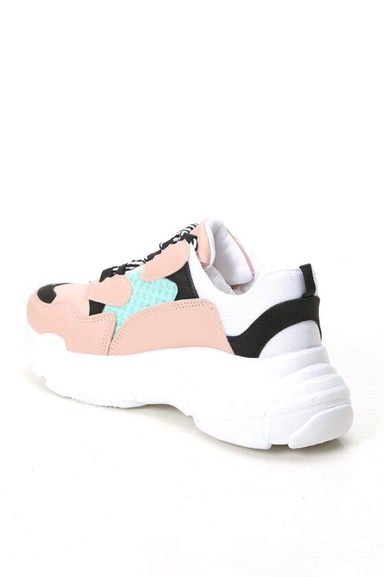 Sneakers PSM Γυναικείο ΣΟΜΟΝ-ΛΕΥΚΟ - Image 3