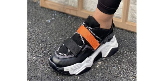CMR7 Sneakers Γυναικείο ΜΑΥΡΟ-ΑΣΗΜΙ - Image 3