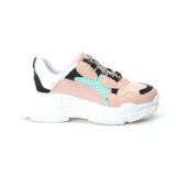 Sneakers PSM Γυναικείο ΣΟΜΟΝ-ΛΕΥΚΟ