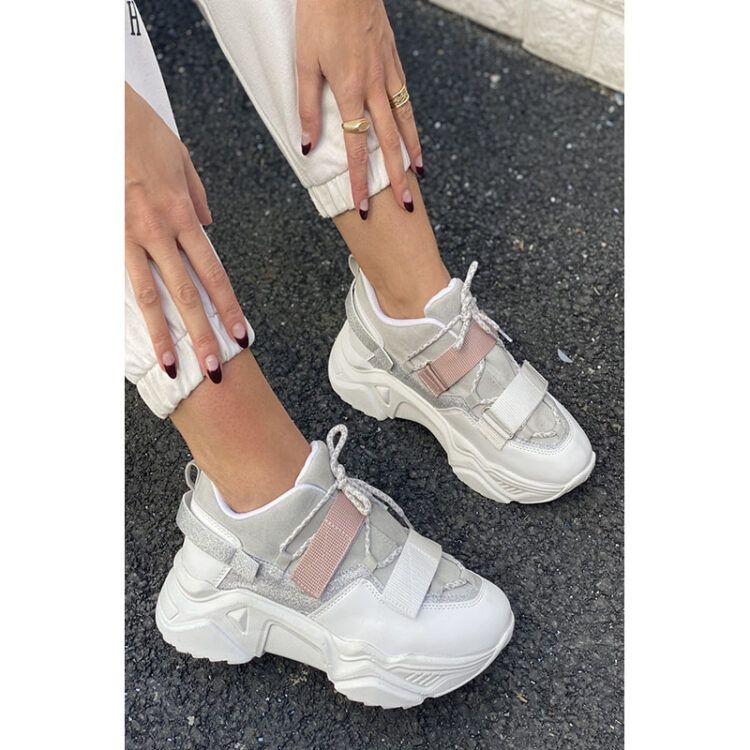 CMR7  Sneakers  Γυναικείο ΛΕΥΚΟ-ΡΟΖ