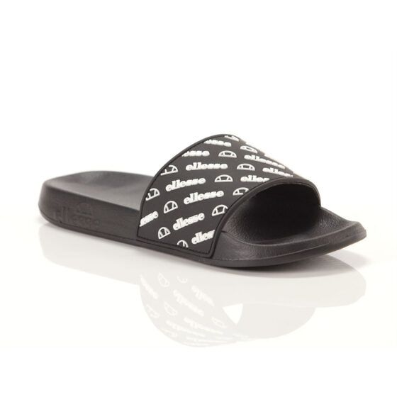 ELLESSE  Παντόφλες UNISEX  SLIDE LARK BLACK-WHITE - Image 4