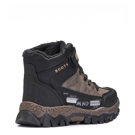 MINICUP Μποτάκι unisex ΜΑΥΡΟ-ΚΑΦΕ - Image 4