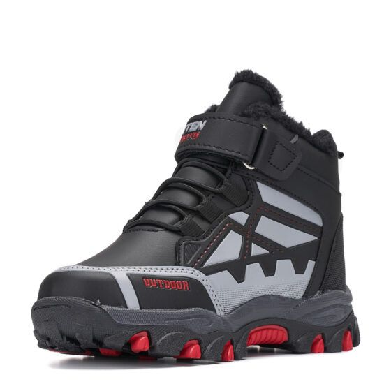 Μποτάκι LFN717 unisex ΜΑΥΡΟ-ΓΚΡΙ - Image 2