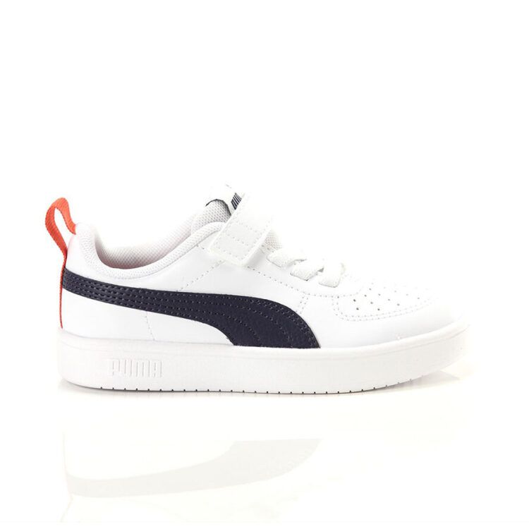 Puma Παιδικά Sneakers Rickie Λευκά-Μαύρα
