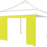 Τοίχος Ανταλλακτικό με Πόρτα για Gazebo (3x3) ESCAPE 12165