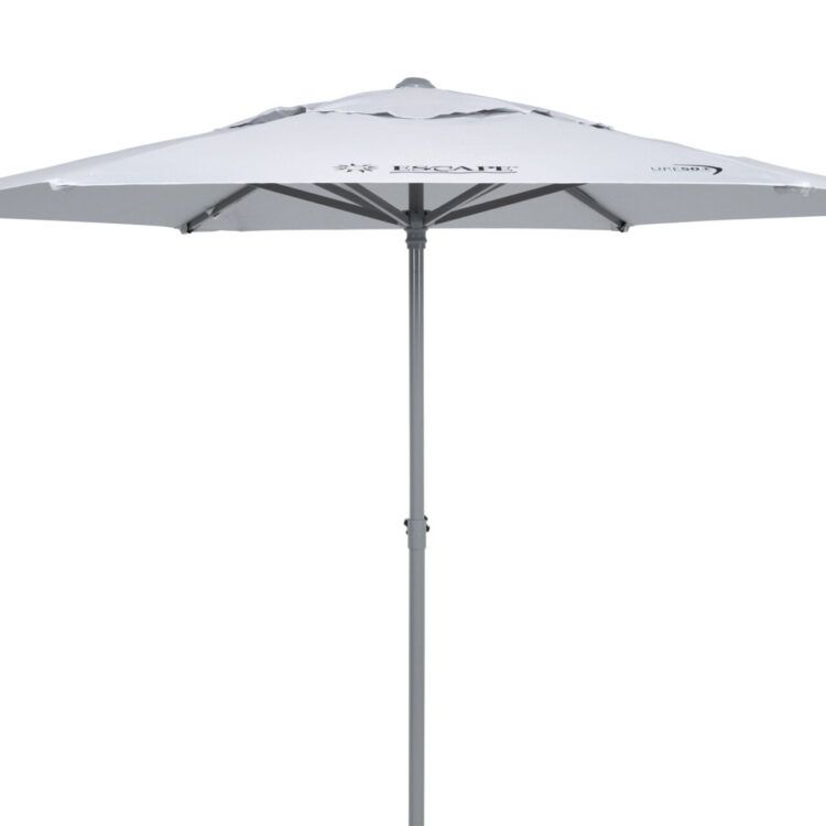Ομπρέλα Παραλίας/Κήπου Escape 2.4m 6 Ακτίνες Silver Grey 12206