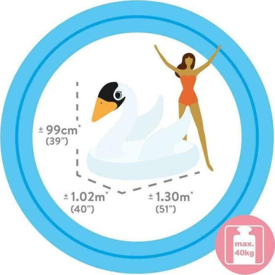 Swan Ride-On INTEX 57557 - Image 4