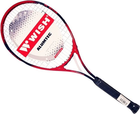 Ρακέτα Tennis WISH Alumtec 2515 Κόκκινο/Μαύρο 42054 - Image 6