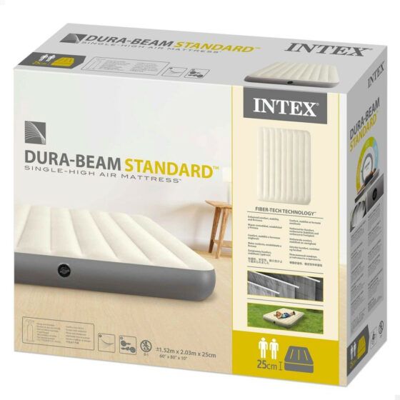Φουσκωτό Στρώμα Ύπνου 152x203x25  Intex Single-High Queen 64103 - Image 4