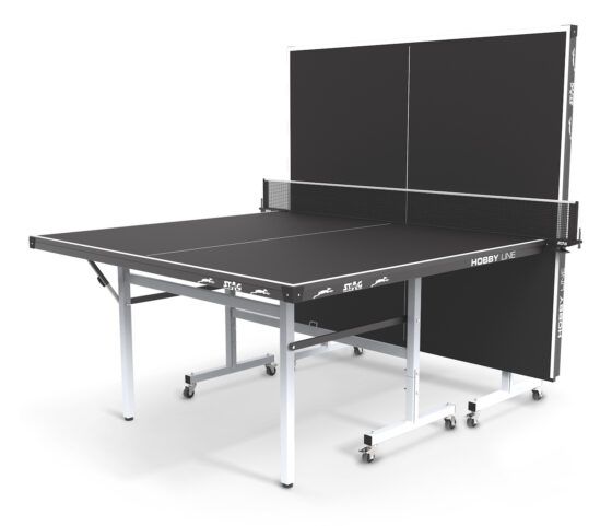 Τραπέζι Ping Pong Εσωτερικού Χώρου Stag Hobby 19mm Μαύρο 42857 - Image 3