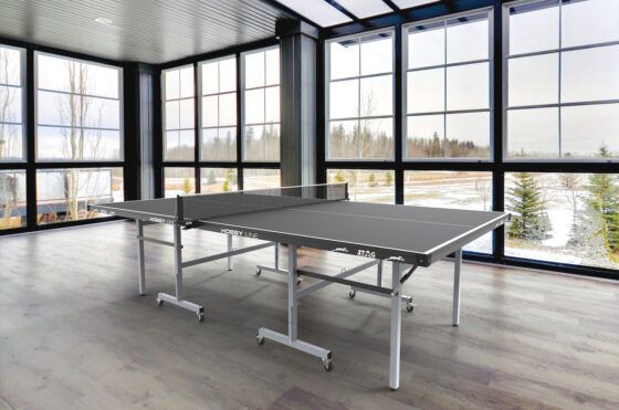 Τραπέζι Ping Pong Εσωτερικού Χώρου Stag Hobby 19mm Μαύρο 42857 - Image 2