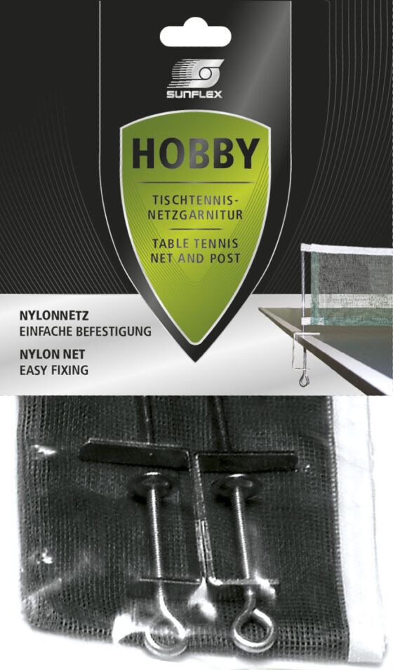 Δίχτυ Ping Pong με Στηρίγματα Sunflex Hobby 42750