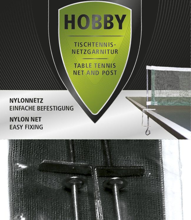 Δίχτυ Ping Pong με Στηρίγματα Sunflex Hobby 42750