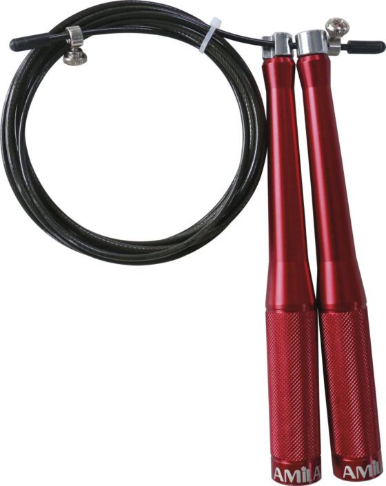 Σχοινάκι γυμναστικής Speed Rope Λαβή Αλουμινίου AMILA 44051