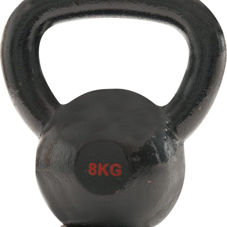 AMILA Kettlebell Cast Iron Rubber Base 8Kg 44501