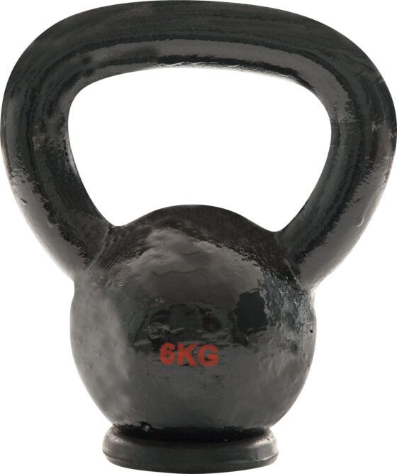 AMILA Kettlebell Cast Iron Rubber Base 6Kg 44521