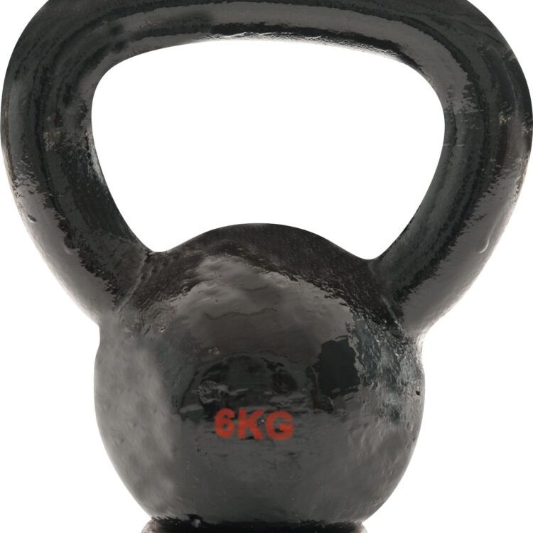 AMILA Kettlebell Cast Iron Rubber Base 6Kg 44521