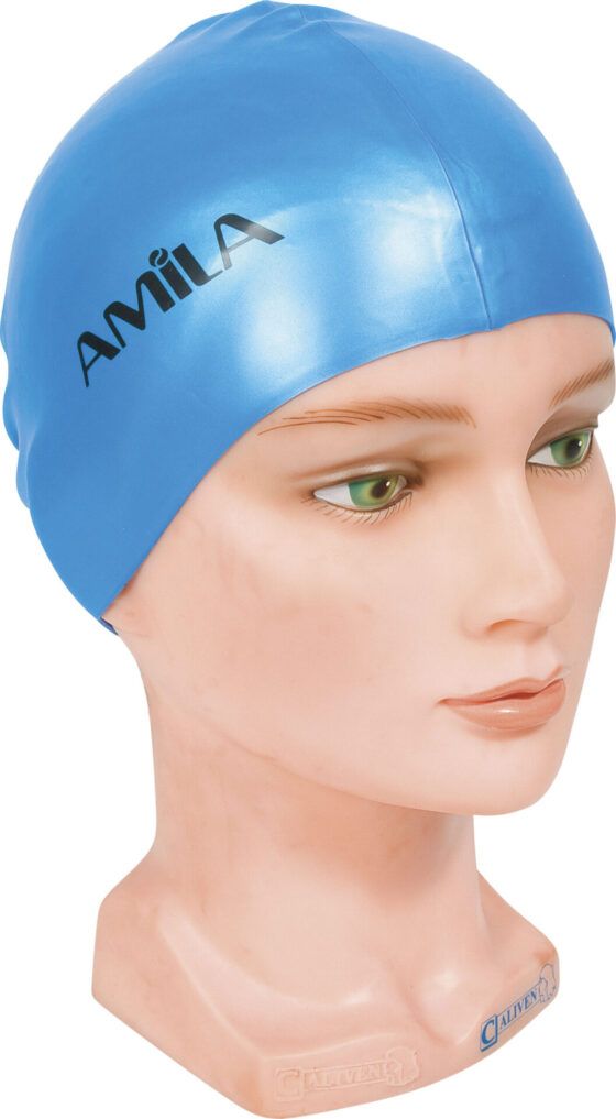 Σκουφάκι Κολύμβησης AMILA Basic Μπλε Ανοιχτό 47012