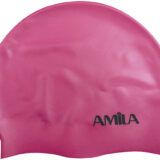 AMILA Σκουφάκι Κολύμβησης Παιδικό AMILA Ροζ 47019