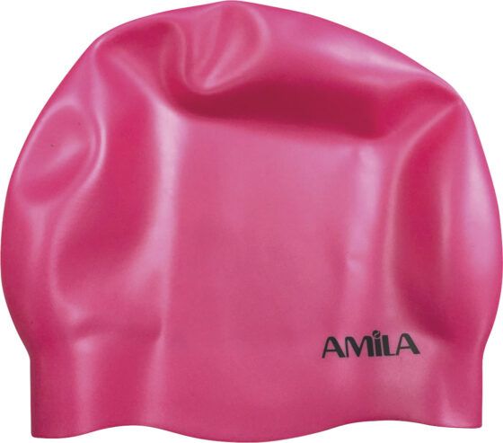 Σκουφάκι Κολύμβησης AMILA Medium Hair Ροζ 47022
