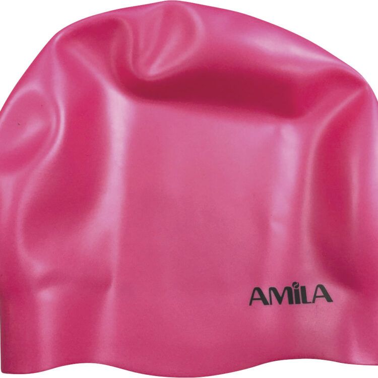 Σκουφάκι Κολύμβησης AMILA Medium Hair Ροζ 47022