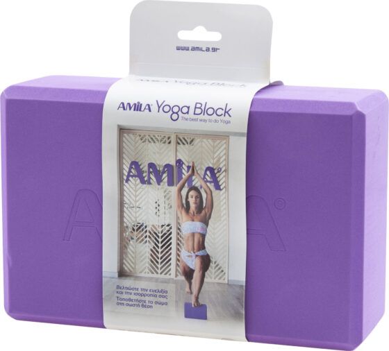 Τούβλο Yoga AMILA Brick Μωβ 48083