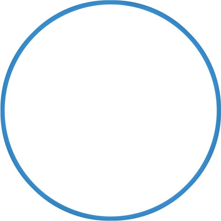 Χούλα-Χουπ 70cm - Φ19mm - 230gr, Μπλε AMILA 48159