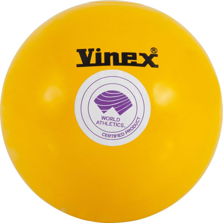 Σφαίρα Λειασμένη 5Kg World Athletics Approved, Κίτρινη VINEX 48461