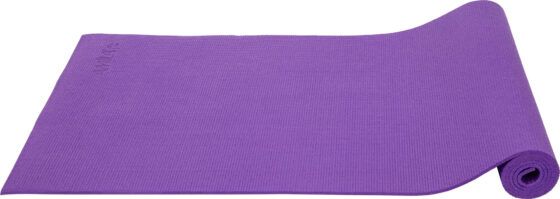 Amila 81715  Στρώμα Γυμναστικής Yoga/Pilates Μωβ με Ιμάντα Μεταφοράς (173x60x0.4cm)
