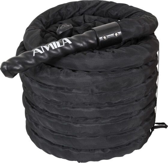 AMILA Battle Rope PVC Handles 15m (84551)