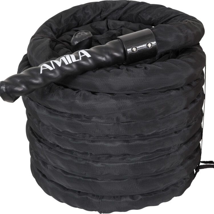 AMILA Battle Rope PVC Handles 15m (84551)