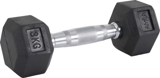 Αλτήρας Εξάγωνος Rubber Cover Class A - 3,0Kg AMILA 84764