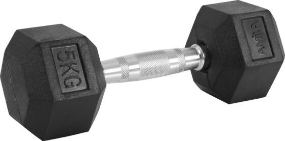 Αλτήρας Εξάγωνος Rubber Cover Class A - 5,0Kg AMILA 84765
