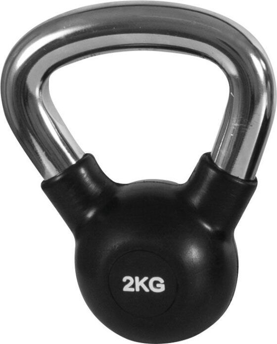 Kettlebell Rubber Cover Cr Handle 2Kg AMILA 90452