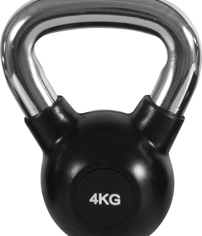 Kettlebell Rubber Cover Cr Handle 4Kg AMILA 90453