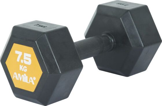 Aλτήρας Εξάγωνος Original Rubber H - 7,5Kg AMILA 90588