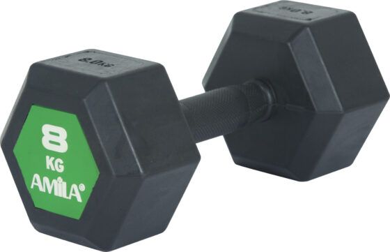 Aλτήρας Εξάγωνος Original Rubber H - 8,0Kg AMILA 90589