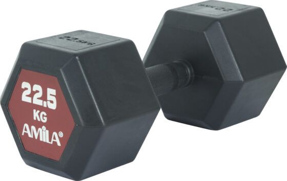 Aλτήρας Εξάγωνος Original Rubber H - 22,5Kg AMILA 90596