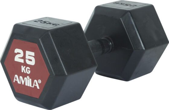 Aλτήρας Εξάγωνος Original Rubber H - 25,0Kg AMILA 90597