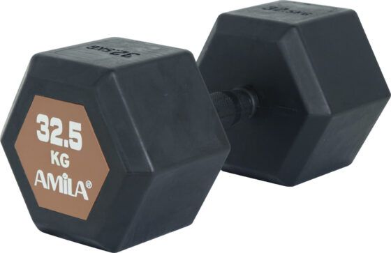 Aλτήρας Εξάγωνος Original Rubber H - 32,5Kg AMILA 90600