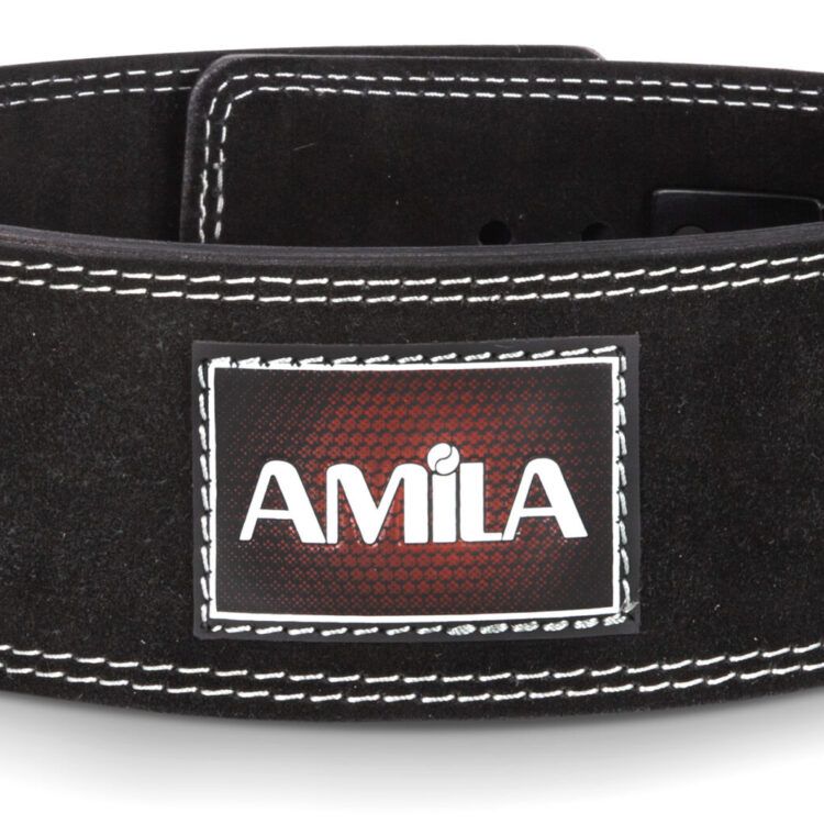 Ζώνη Άρσης Βαρών με Κλιπ AMILA Power Lifting M