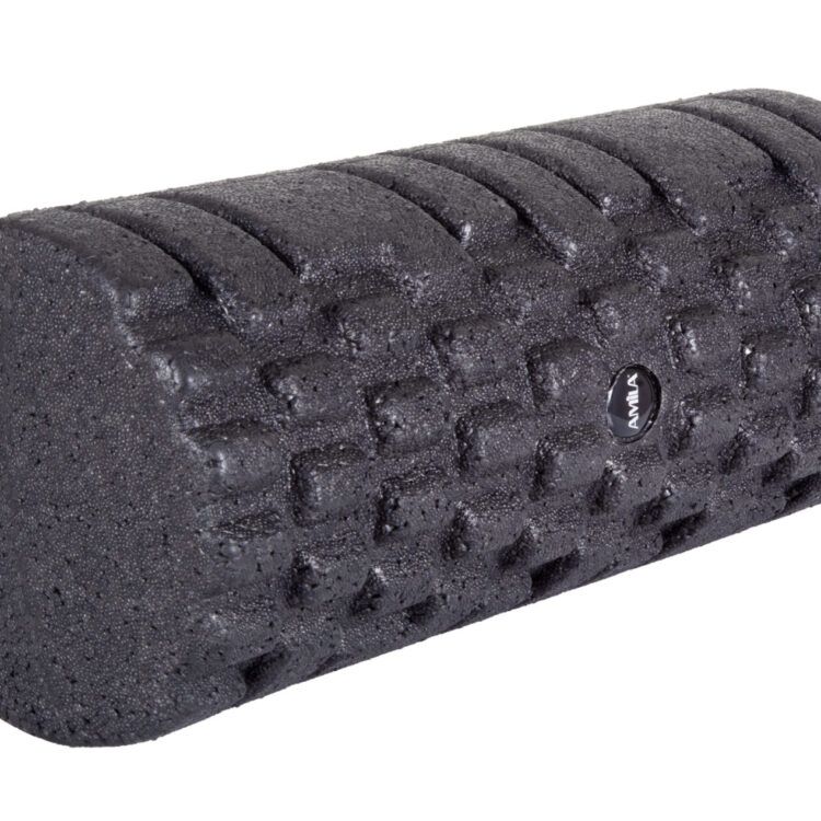 Foam Roller Spike Φ14x32cm Μαύρο AMILA 96818