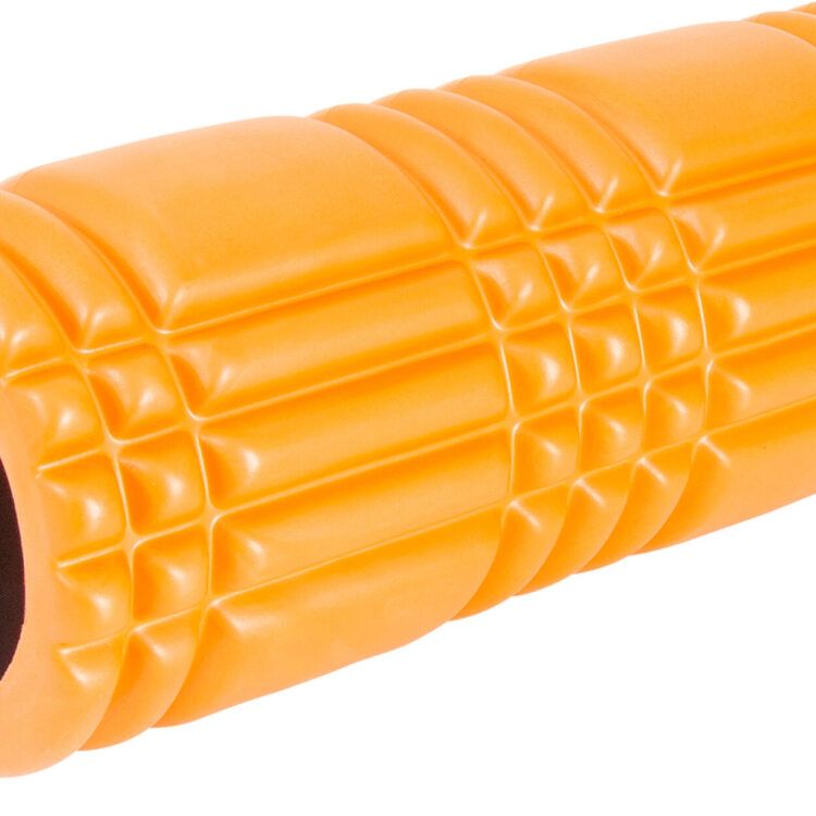 Foam Roller Plexus Φ14x33cm Πορτοκαλί/Μαύρο AMILA 96821