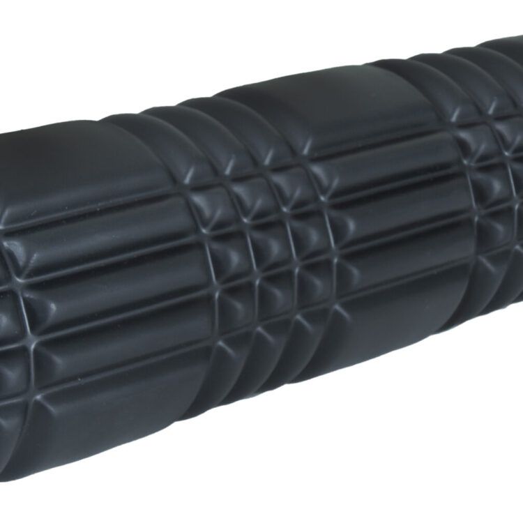 Foam Roller Plexus 45 Φ14x45cm Μαύρο/Λάιμ Amila 96827
