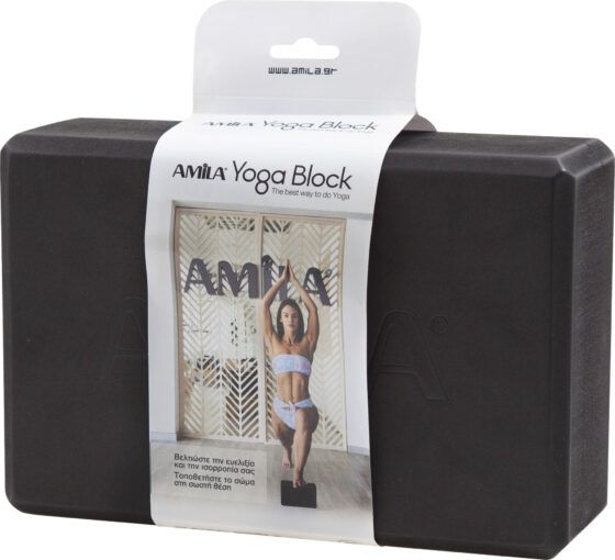 Τούβλο Yoga AMILA Brick Μαύρο 96842