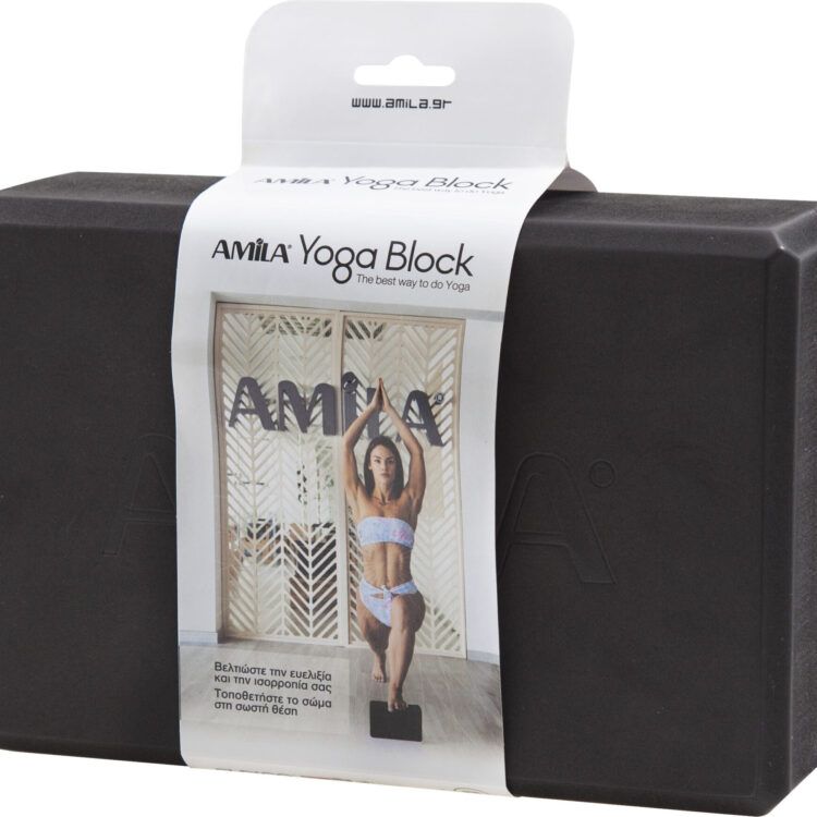Τούβλο Yoga AMILA Brick Μαύρο 96842