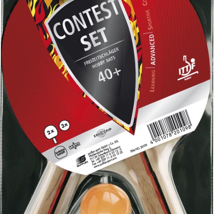 Σετ Ping Pong Sunflex Contest (2 ρακέτες + 3 μπαλάκια) 97231