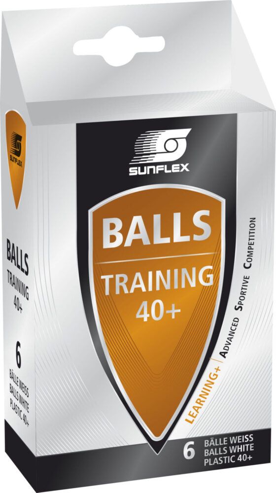 Μπαλάκια Ping Pong Sunflex Training PVC 6 Τεμάχια (97250)