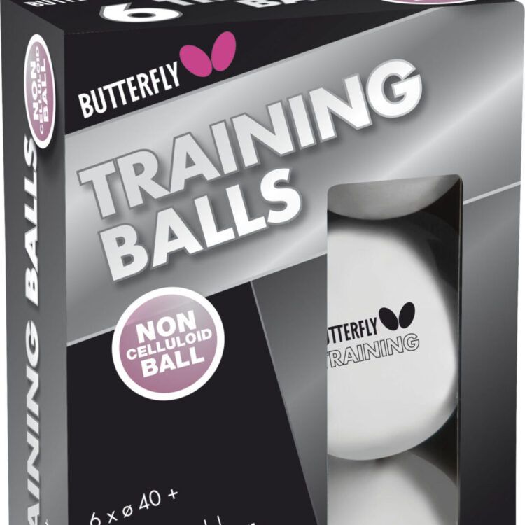 Μπαλάκια Ping Pong Butterfly Training 40+ 6 Τεμάχια Λευκά  97254
